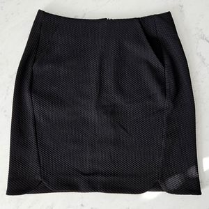 Black Textured Skirt LC Lauren Conrad